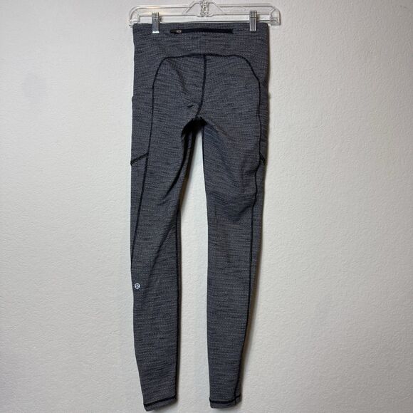 Lululemon Speed Up Tight 28 " Full On Luxtreme Heathered Gray Gym Women’s Size 6 - Picture 3 of 10